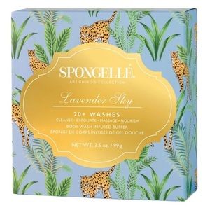 NIB- Spongelle Lavender Sky Body Wash Infused Buffer